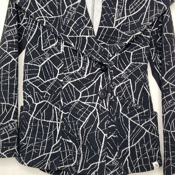 Tonia Debellis Hooded Coat Size Small - Picture 3 of 10